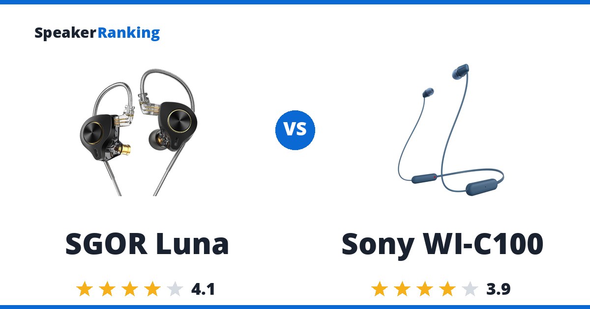 SGOR Luna vs Sony WI-C100