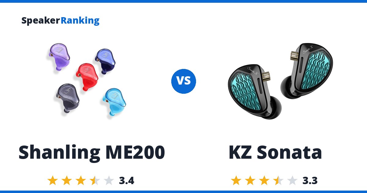 Shanling ME200 vs KZ Sonata