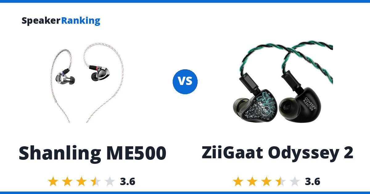 Shanling ME500 vs ZiiGaat Odyssey 2