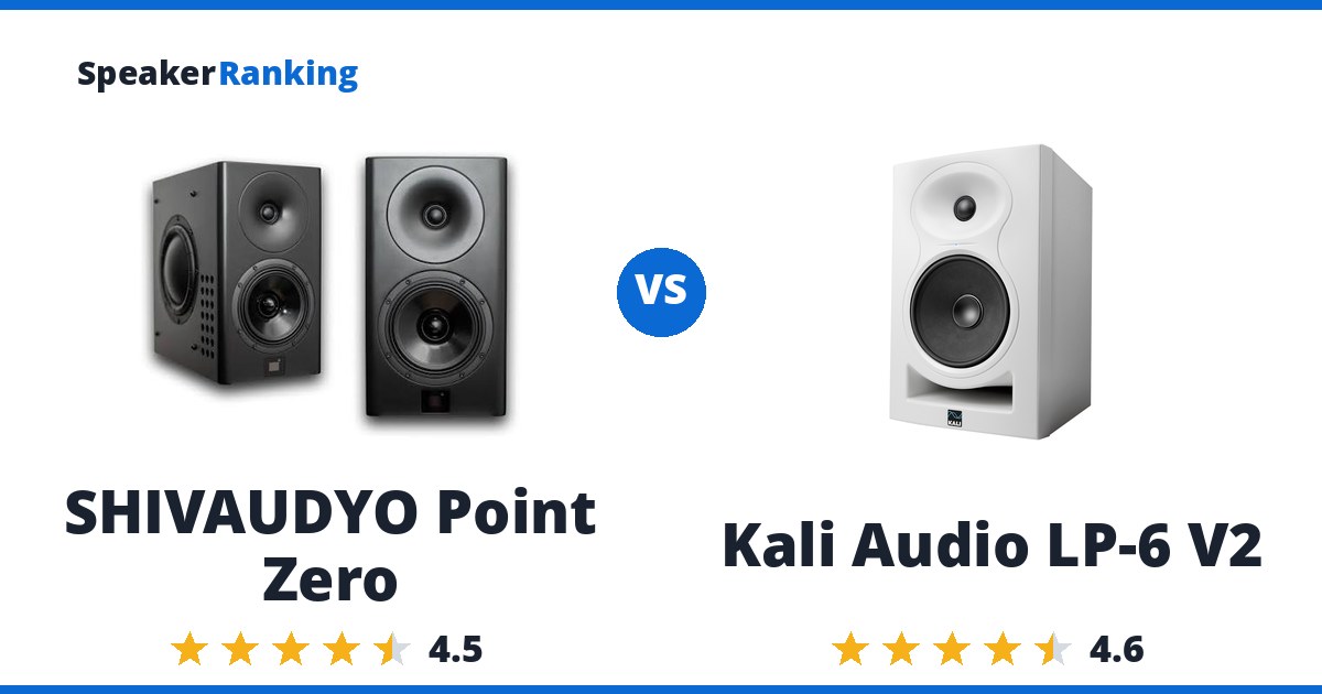 SHIVAUDYO Point Zero vs Kali Audio LP-6 V2