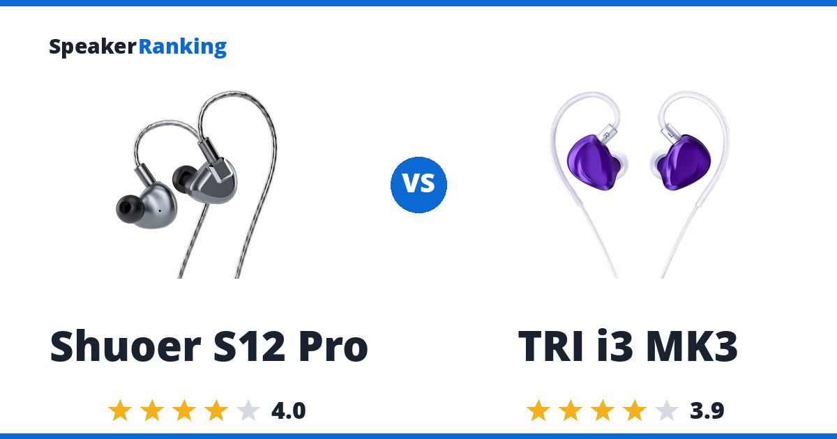 Shuoer S12 Pro vs TRI i3 MK3