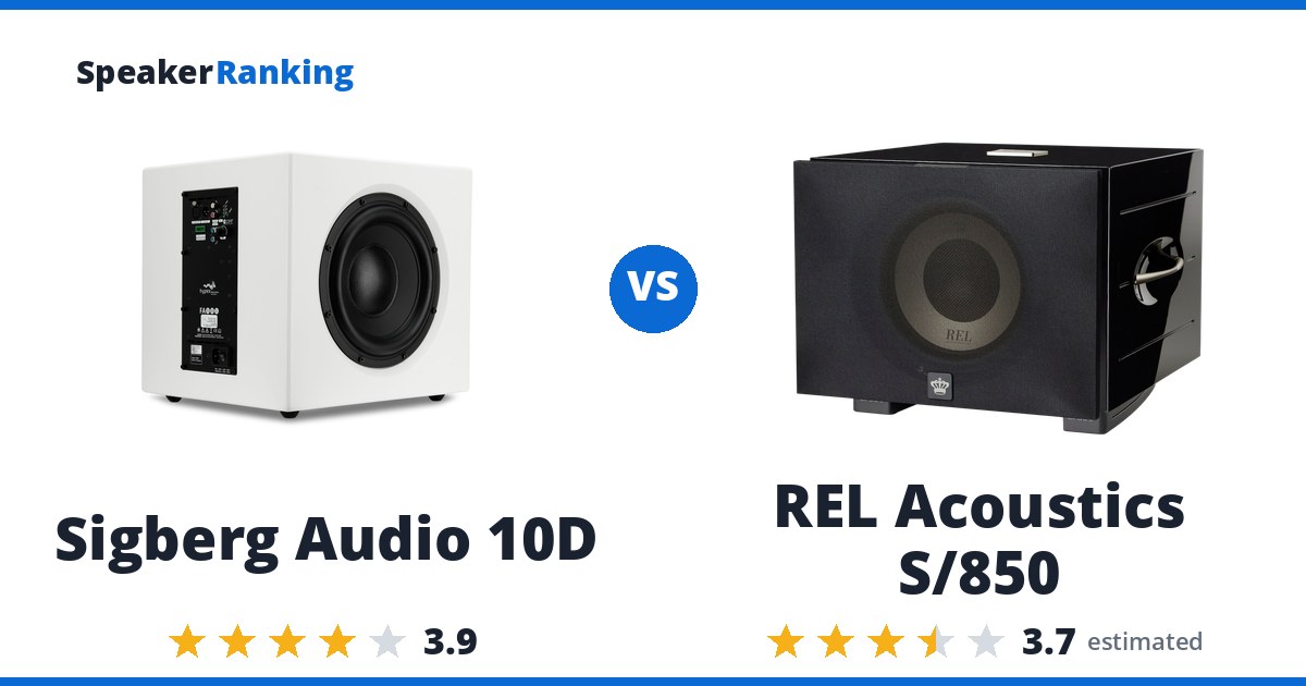 Sigberg Audio 10D vs REL Acoustics S/850