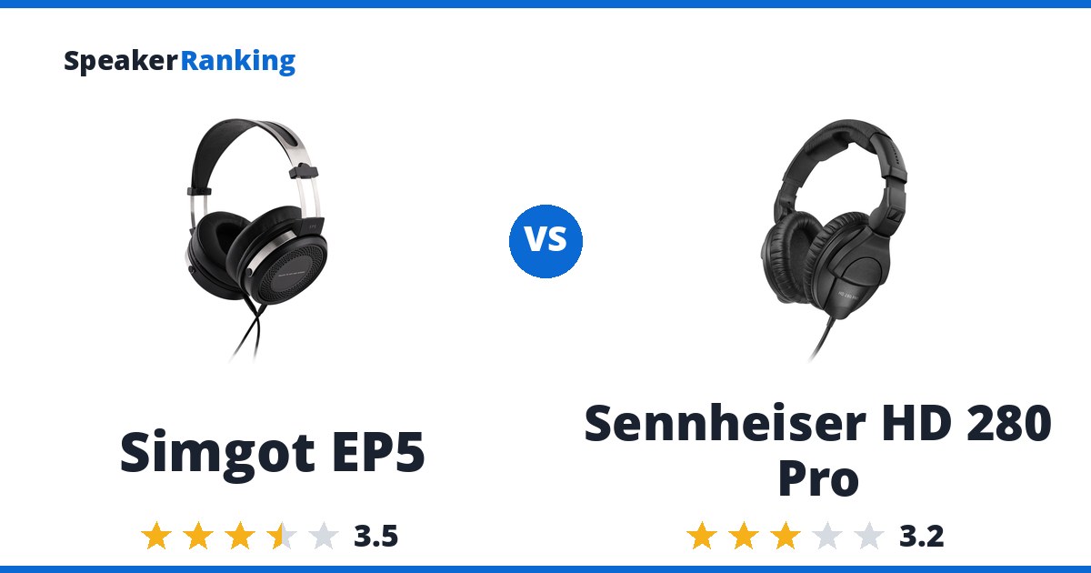 Simgot EP5 vs Sennheiser HD 280 Pro