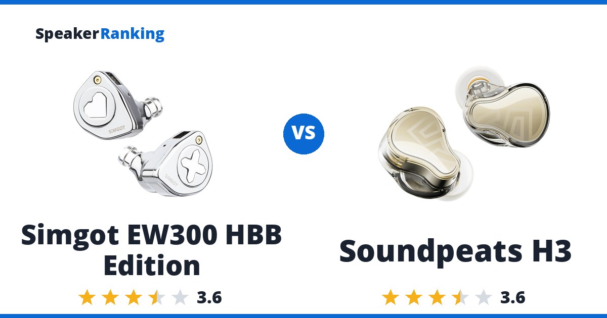 Simgot EW300 HBB Edition vs Soundpeats H3