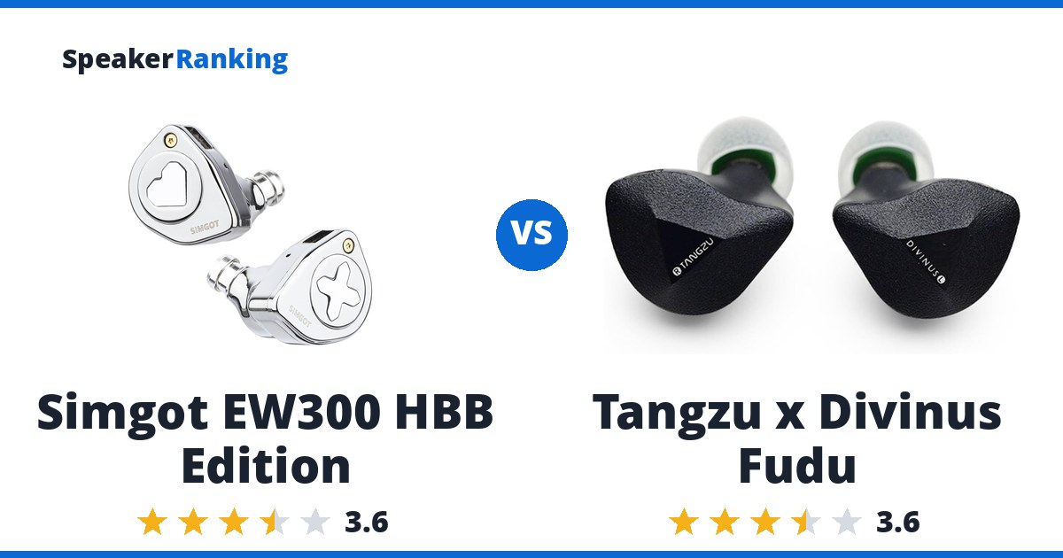 Simgot EW300 HBB Edition vs Tangzu x Divinus Fudu