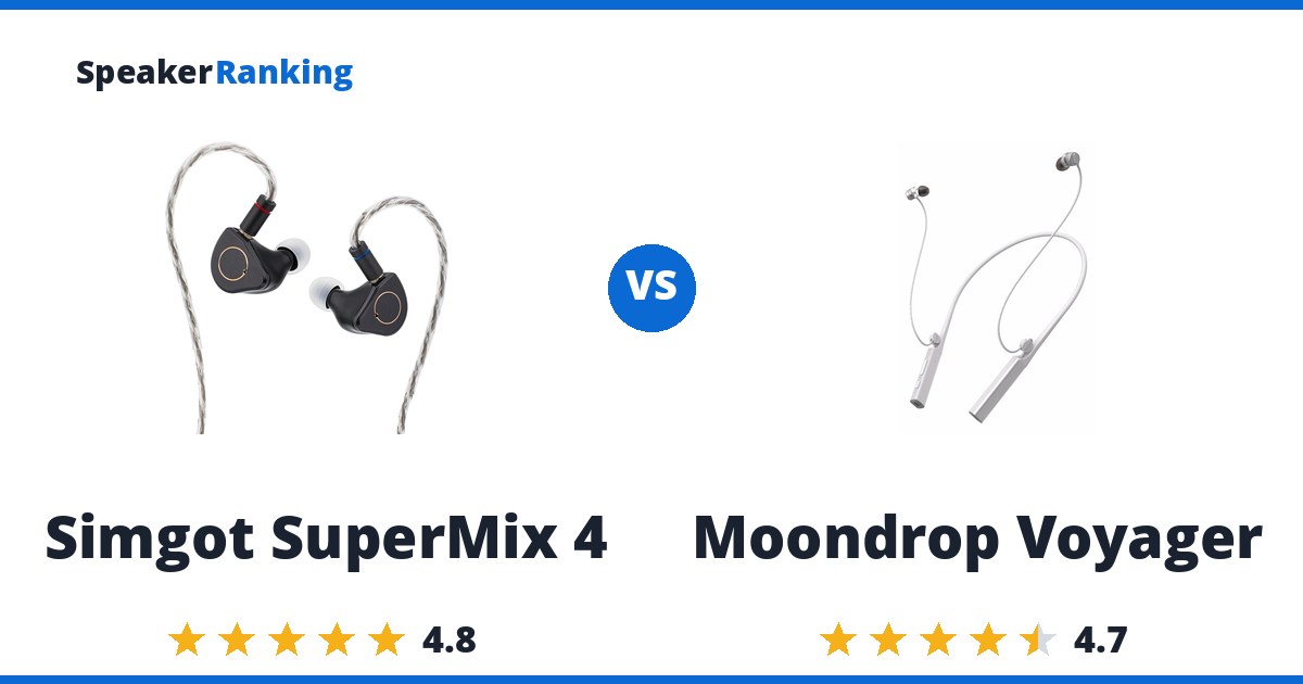 Simgot SuperMix 4 vs Moondrop Voyager