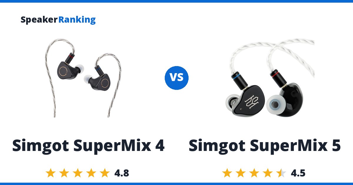 Simgot SuperMix 4 vs Simgot SuperMix 5