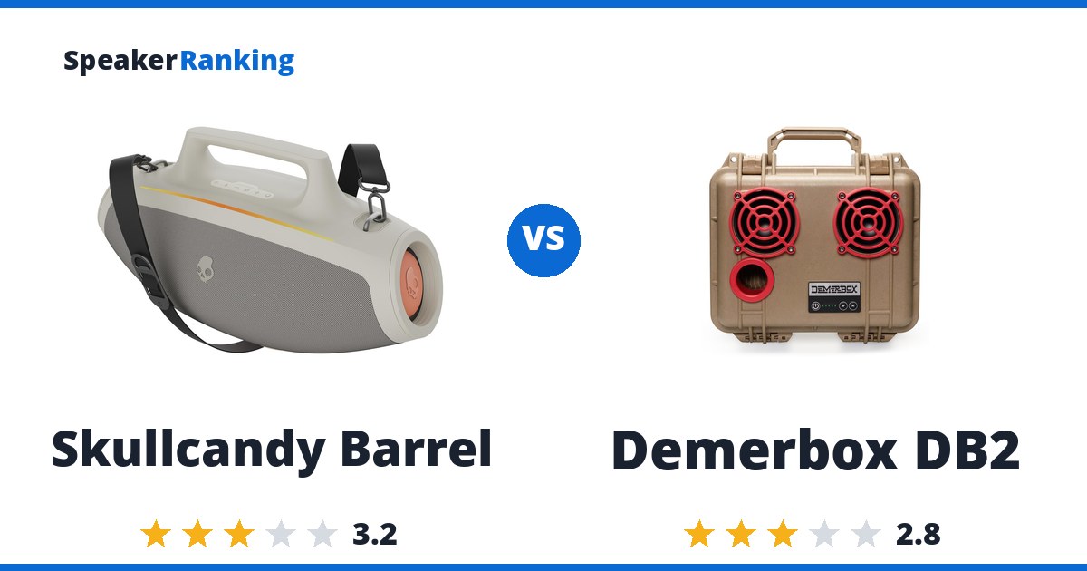 Skullcandy Barrel vs Demerbox DB2