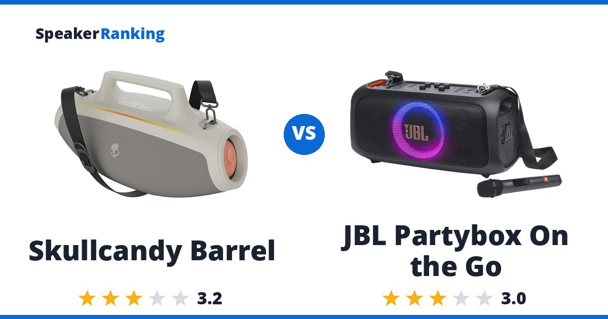 Skullcandy Barrel vs JBL Partybox On the Go