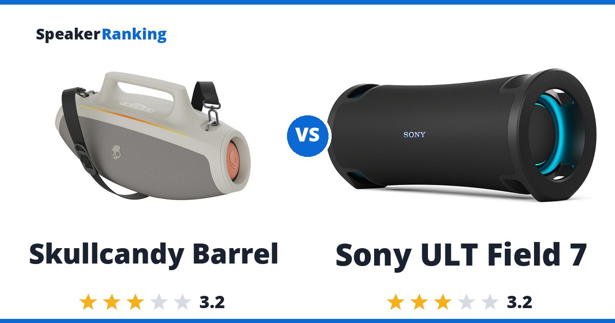 Skullcandy Barrel vs Sony ULT Field 7