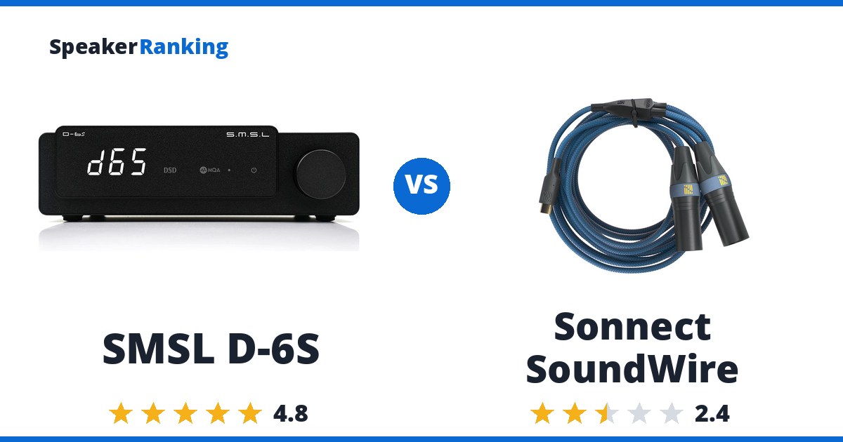 SMSL D-6S vs Sonnect SoundWire