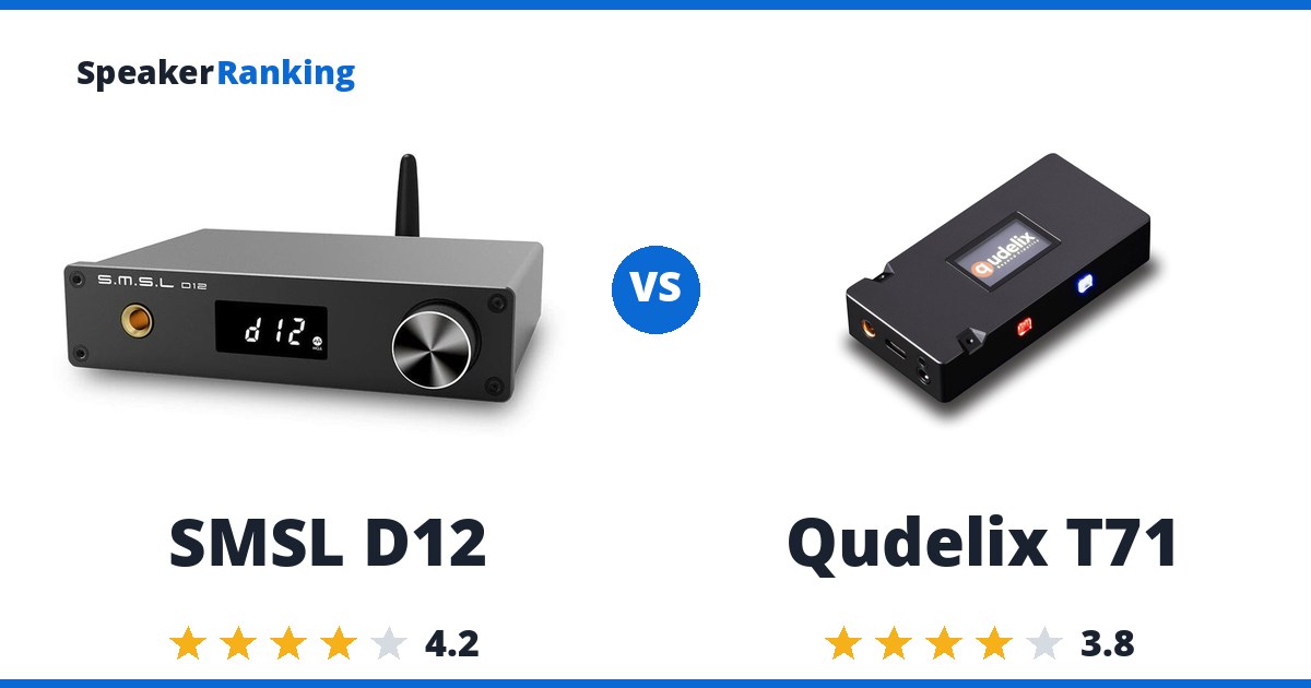 SMSL D12 vs Qudelix T71