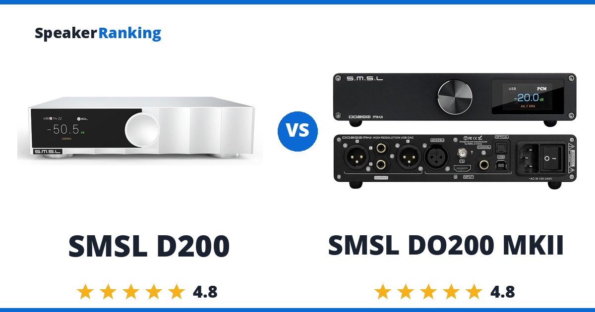 SMSL D200 vs SMSL DO200 MKII
