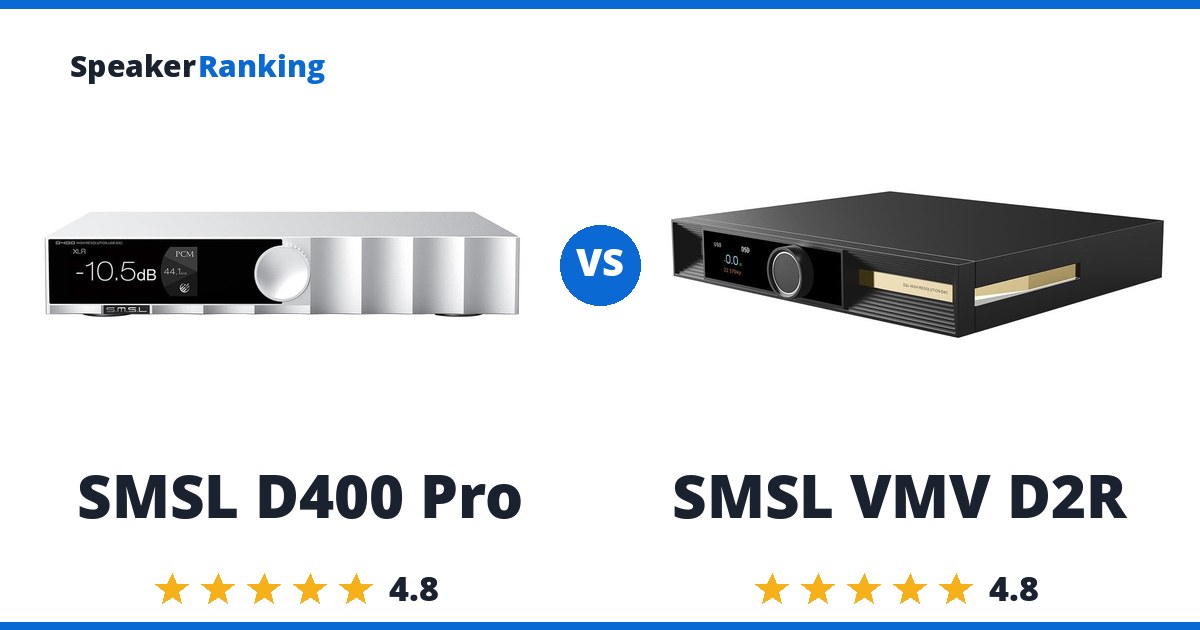 SMSL D400 Pro vs SMSL VMV D2R