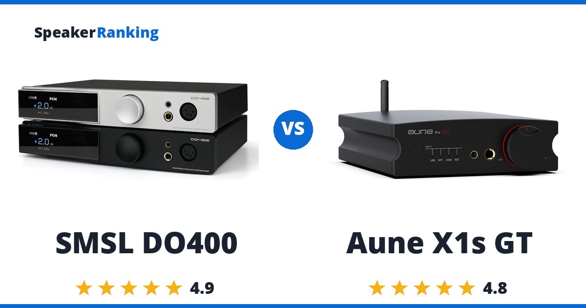 SMSL DO400 vs Aune X1s GT