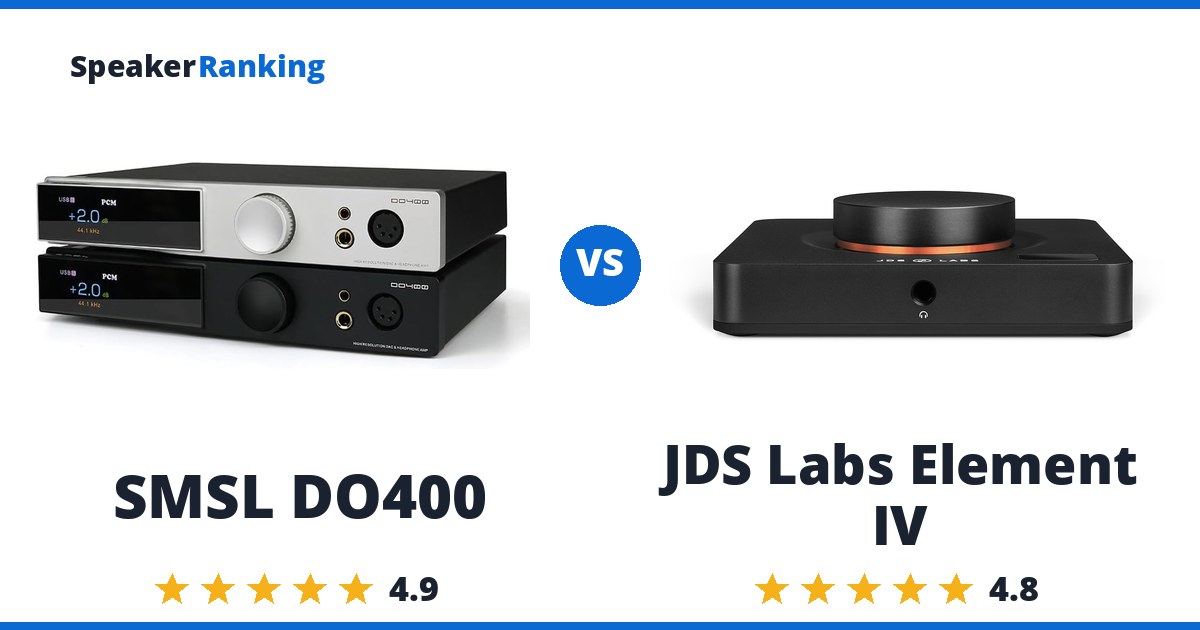 SMSL DO400 vs JDS Labs Element IV