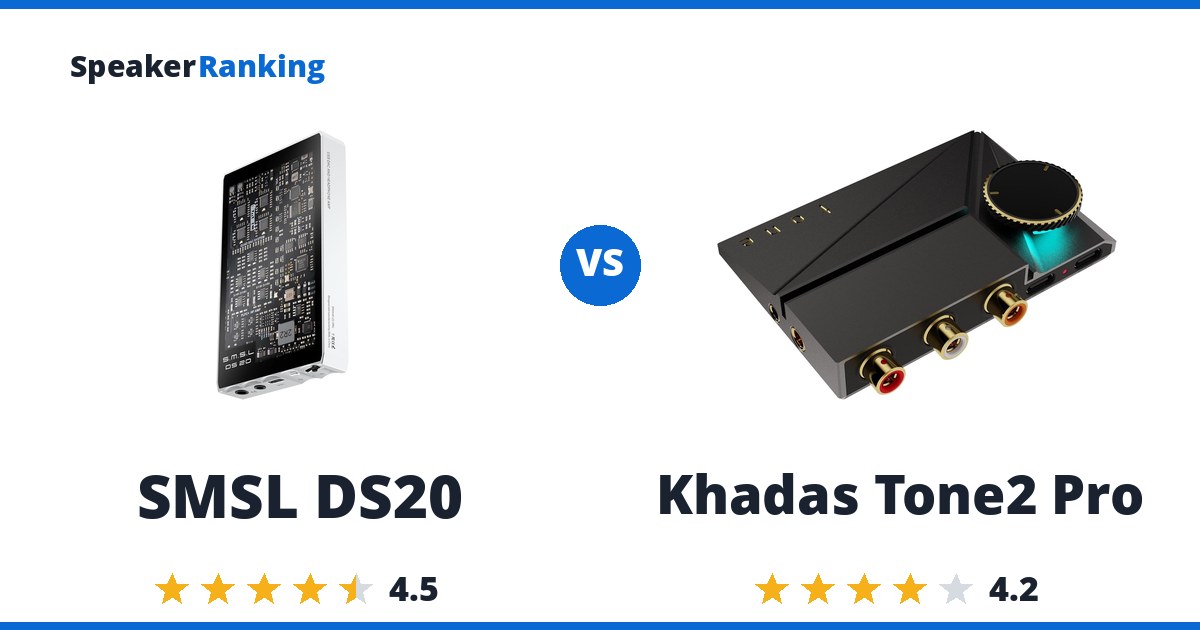 SMSL DS20 vs Khadas Tone2 Pro
