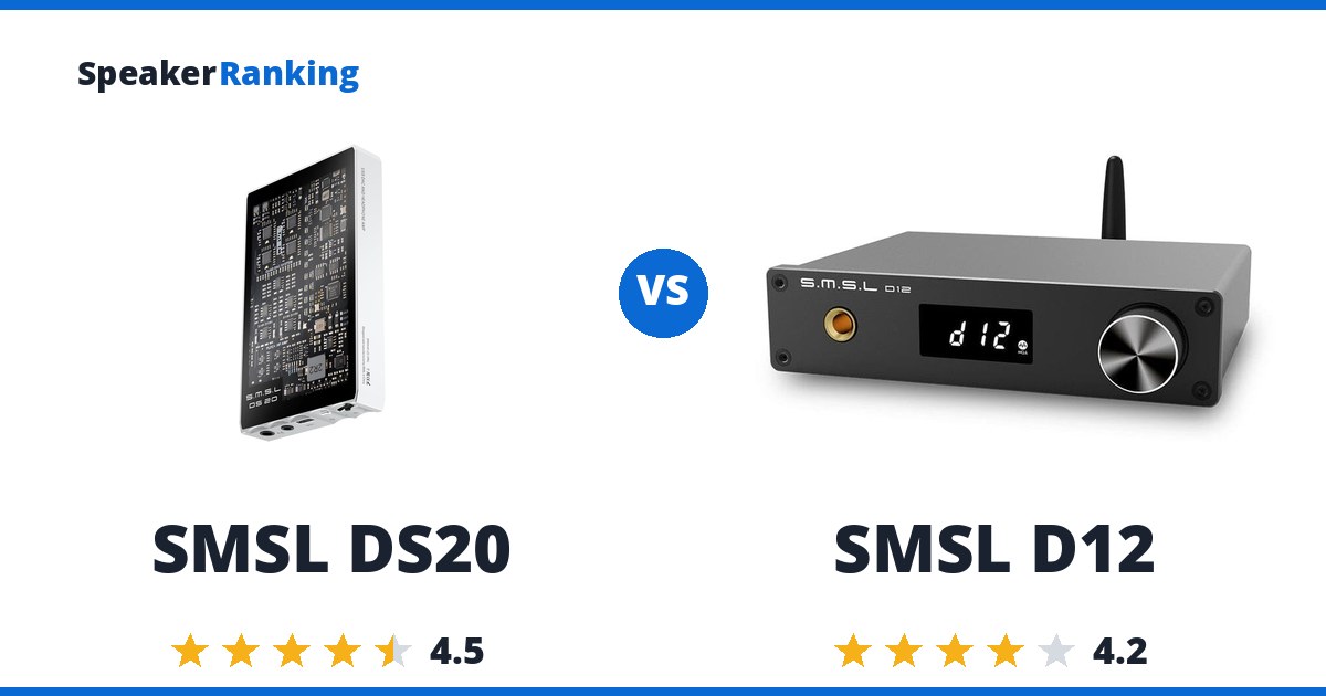 SMSL DS20 vs SMSL D12