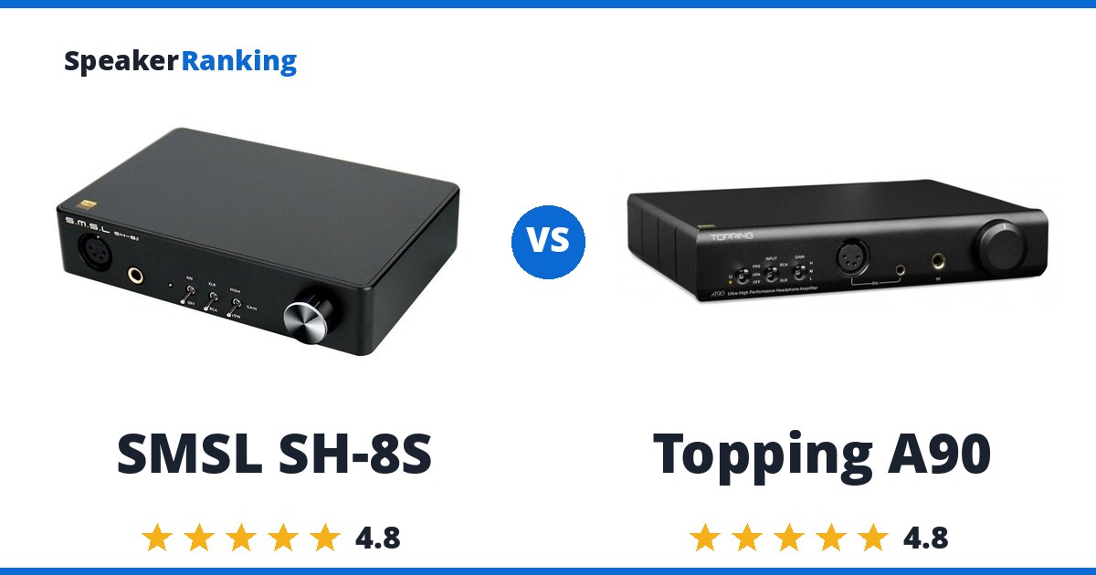 SMSL SH-8S vs Topping A90