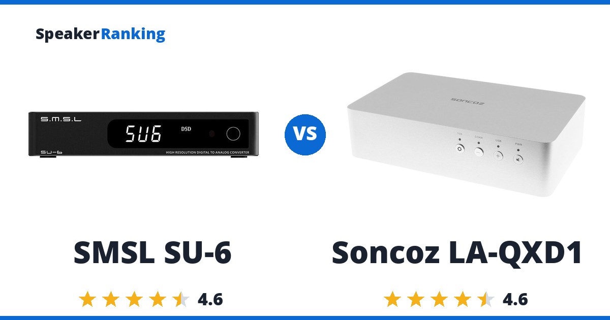 SMSL SU-6 vs Soncoz LA-QXD1