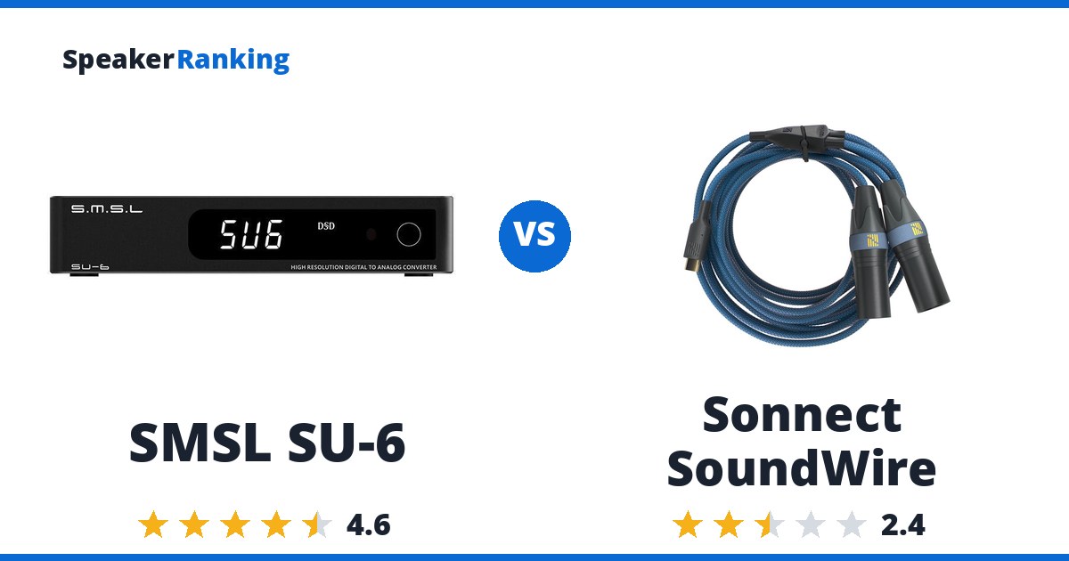 SMSL SU-6 vs Sonnect SoundWire