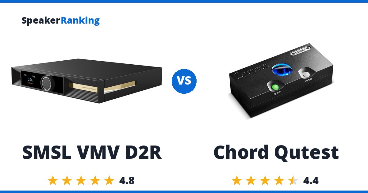 SMSL VMV D2R vs Chord Qutest