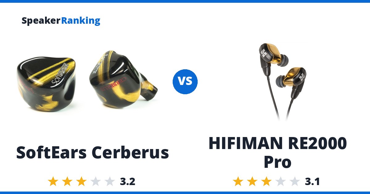 SoftEars Cerberus vs HIFIMAN RE2000 Pro