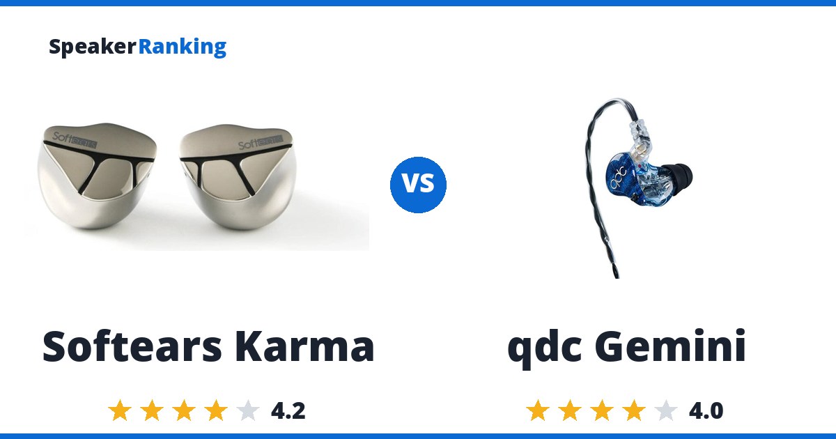 Softears Karma vs qdc Gemini