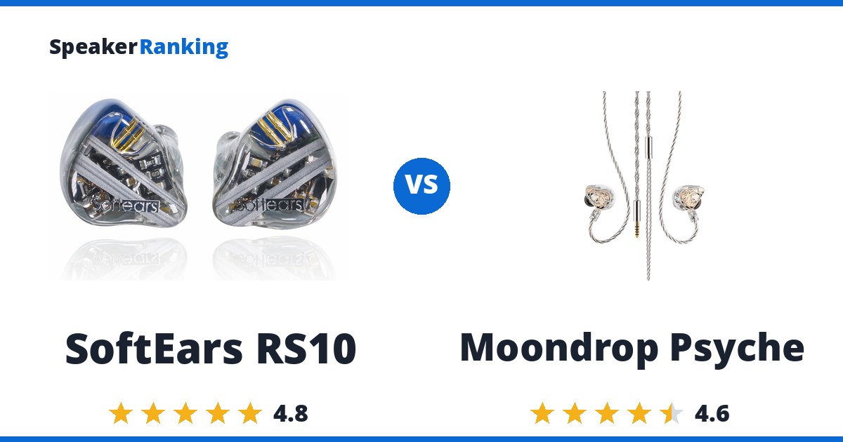 SoftEars RS10 vs Moondrop Psyche