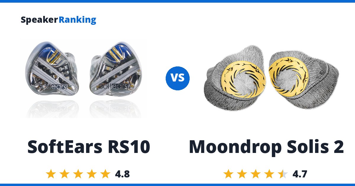 SoftEars RS10 vs Moondrop Solis 2