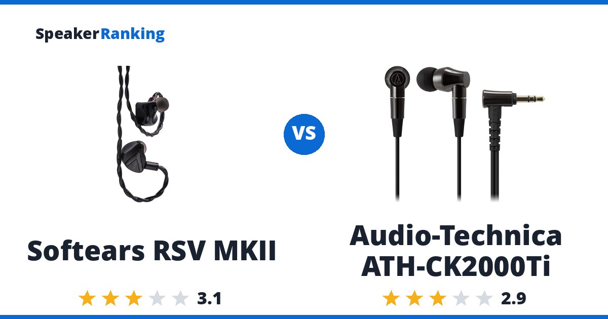 Softears RSV MKII vs Audio-Technica ATH-CK2000Ti