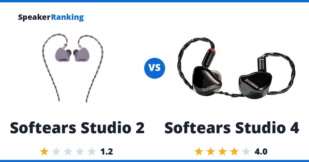 Softears Studio 2 vs Softears Studio 4
