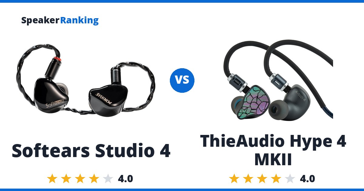 Softears Studio 4 vs ThieAudio Hype 4 MKII