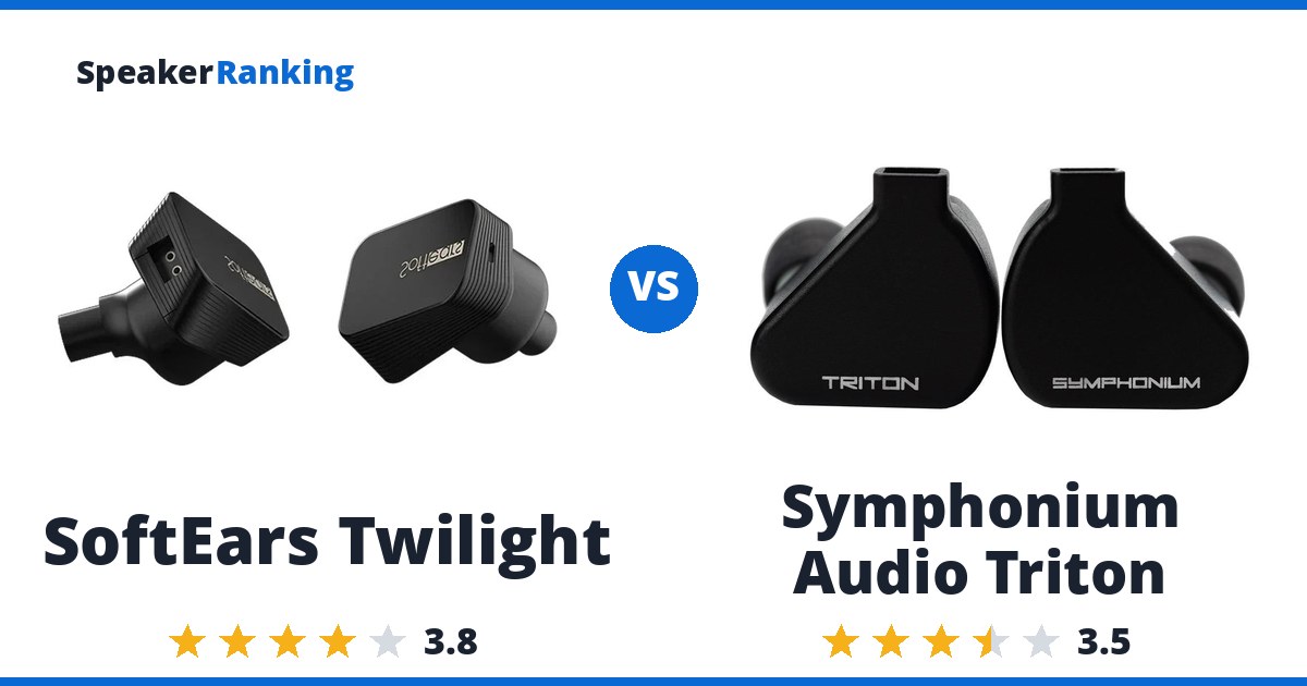 SoftEars Twilight vs Symphonium Audio Triton