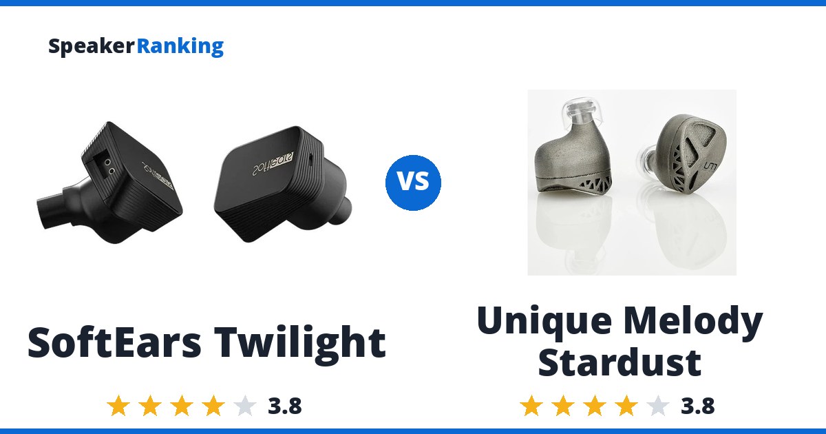 SoftEars Twilight vs Unique Melody Stardust
