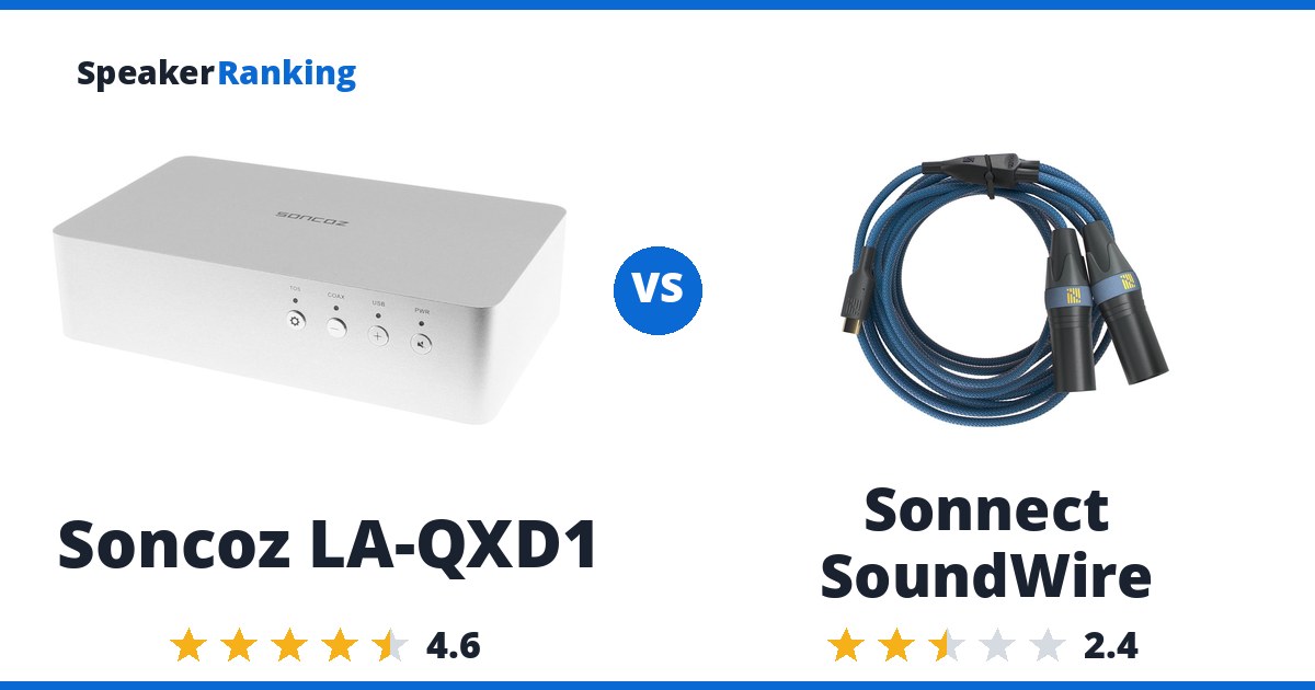 Soncoz LA-QXD1 vs Sonnect SoundWire