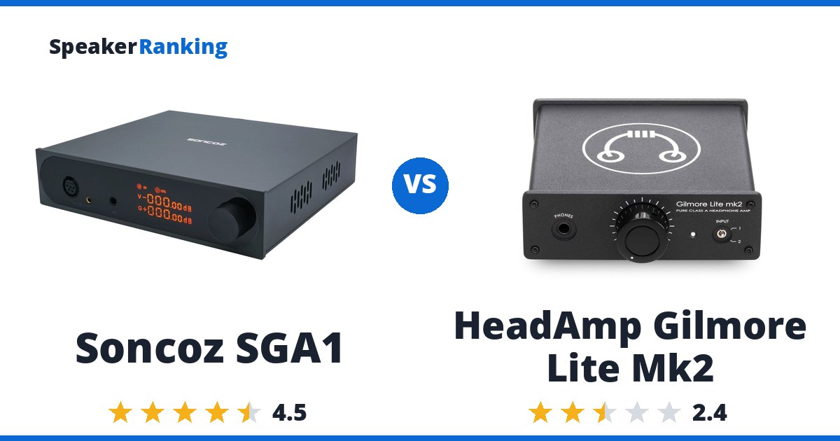 Soncoz SGA1 vs HeadAmp Gilmore Lite Mk2