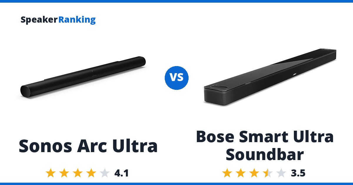Sonos Arc Ultra vs Bose Smart Ultra Soundbar
