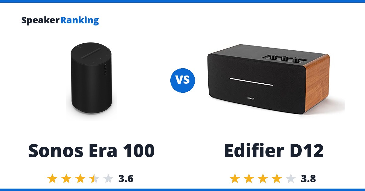 Sonos Era 100 vs Edifier D12