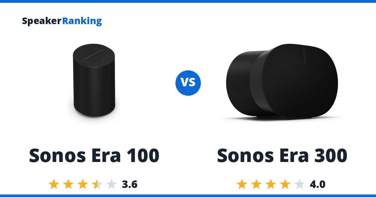 Sonos Era 100 vs Sonos Era 300