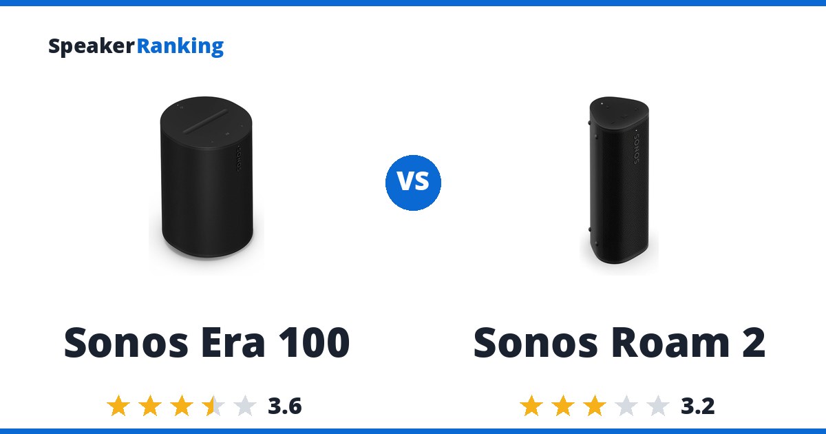Sonos Era 100 vs Sonos Roam 2