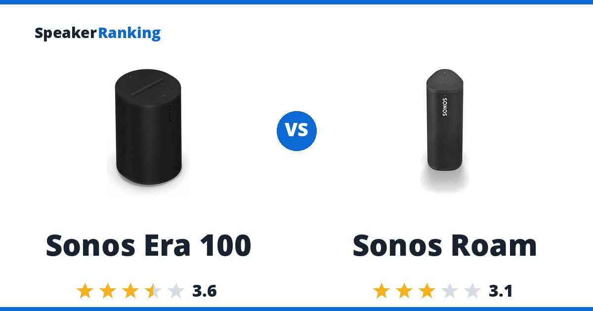 Sonos Era 100 vs Sonos Roam