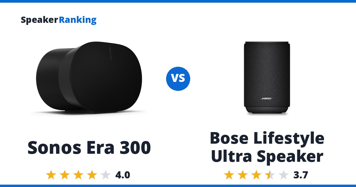 Sonos Era 300 vs Bose Lifestyle Ultra Speaker