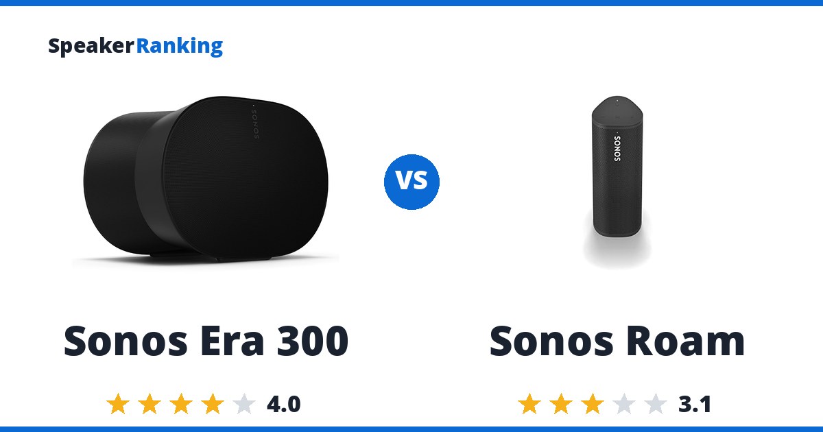 Sonos Era 300 vs Sonos Roam