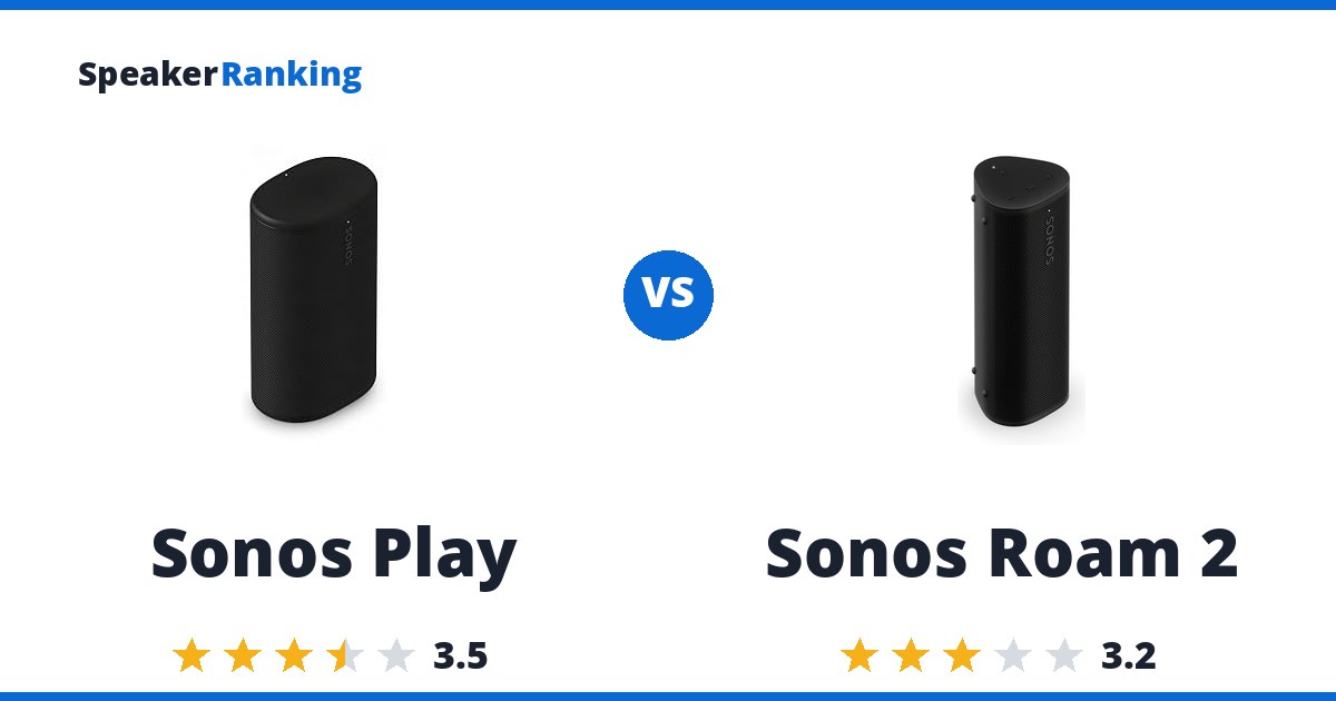 Sonos Play vs Sonos Roam 2