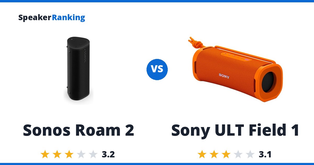 Sonos Roam 2 vs Sony ULT Field 1