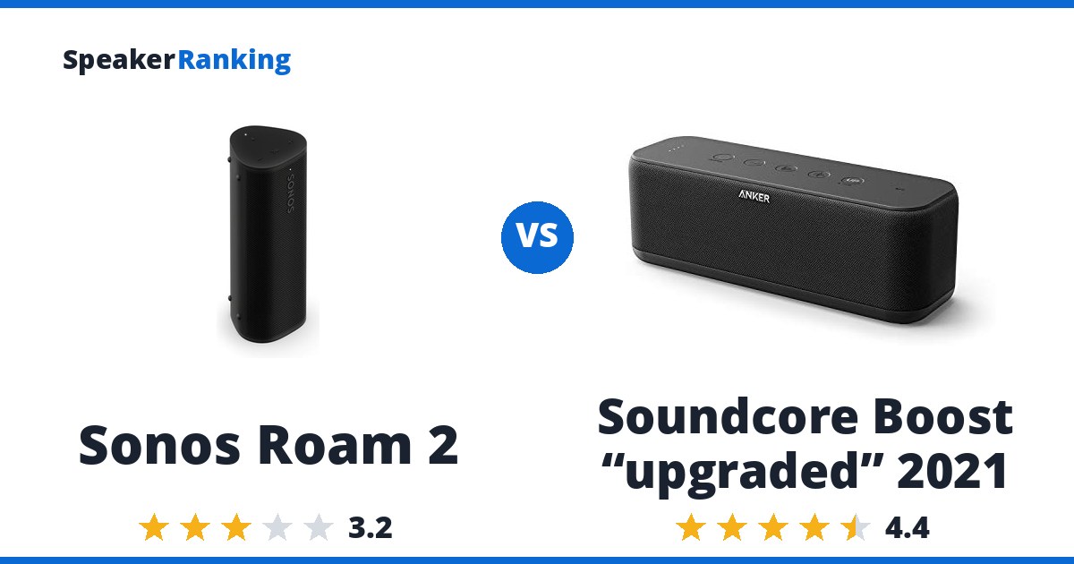 Sonos Roam 2 vs Soundcore Boost “upgraded” 2021