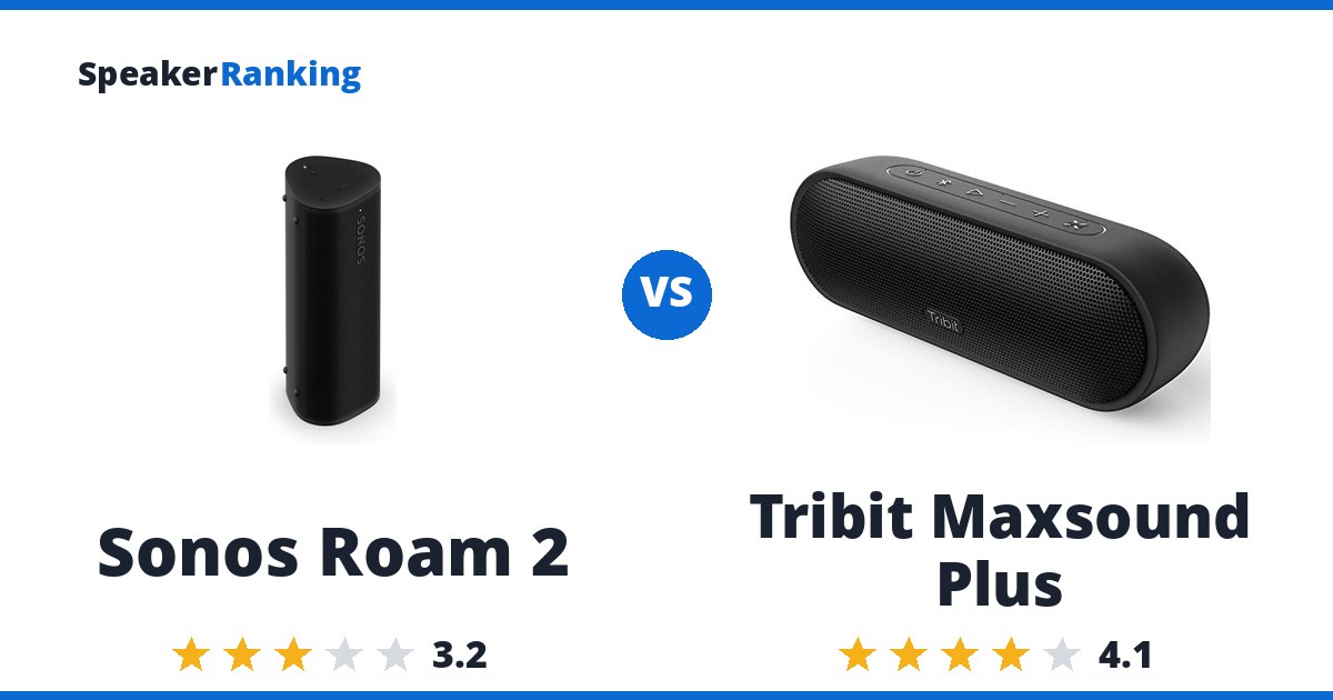 Sonos Roam 2 vs Tribit Maxsound Plus
