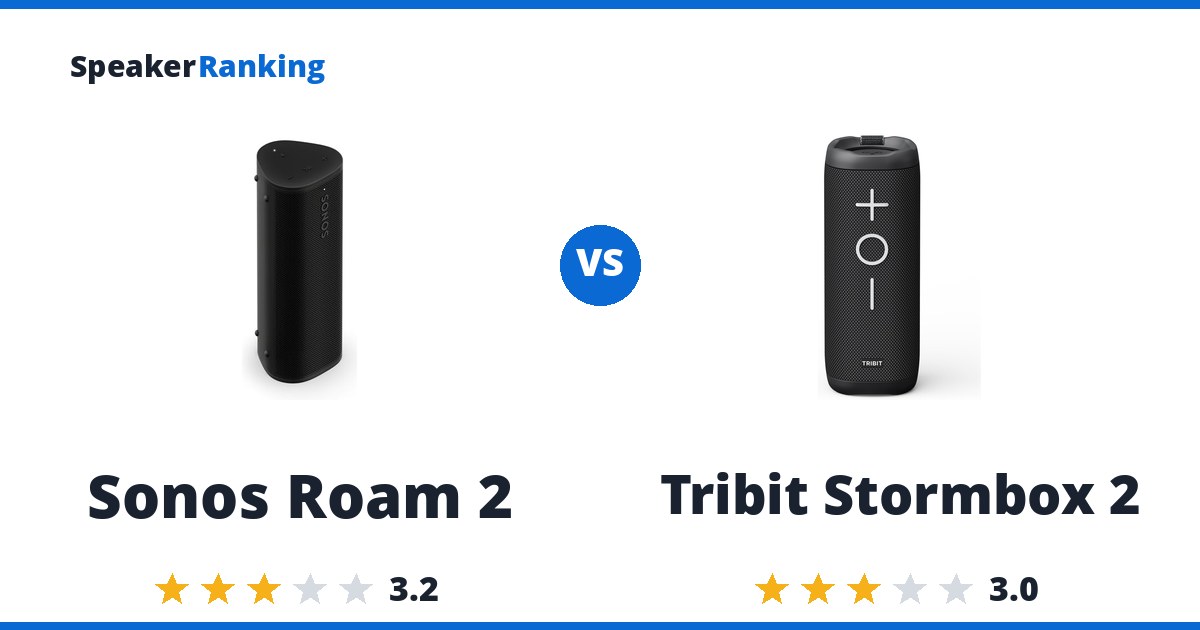 Sonos Roam 2 vs Tribit Stormbox 2