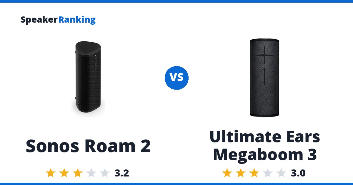 Sonos Roam 2 vs Ultimate Ears Megaboom 3